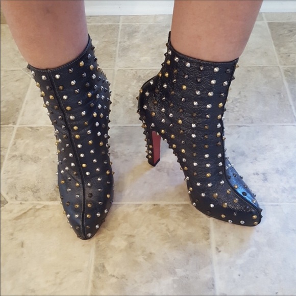 Studded Christian Louboutin boots! - Picture 2 of 8